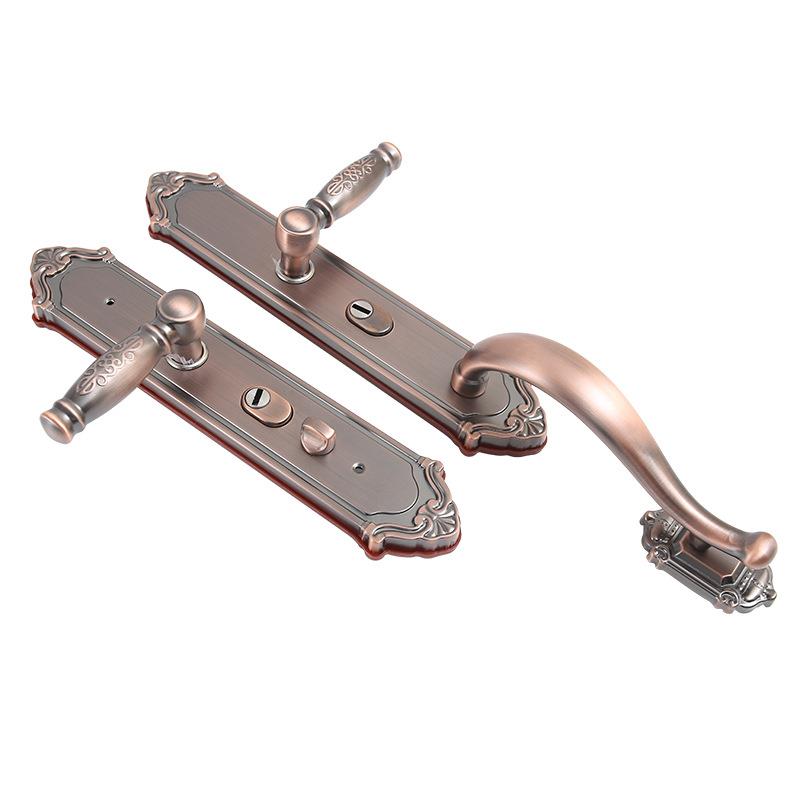 厂家直供高档防盗门不锈钢拉手加厚古铜色小区别墅大门执手锁