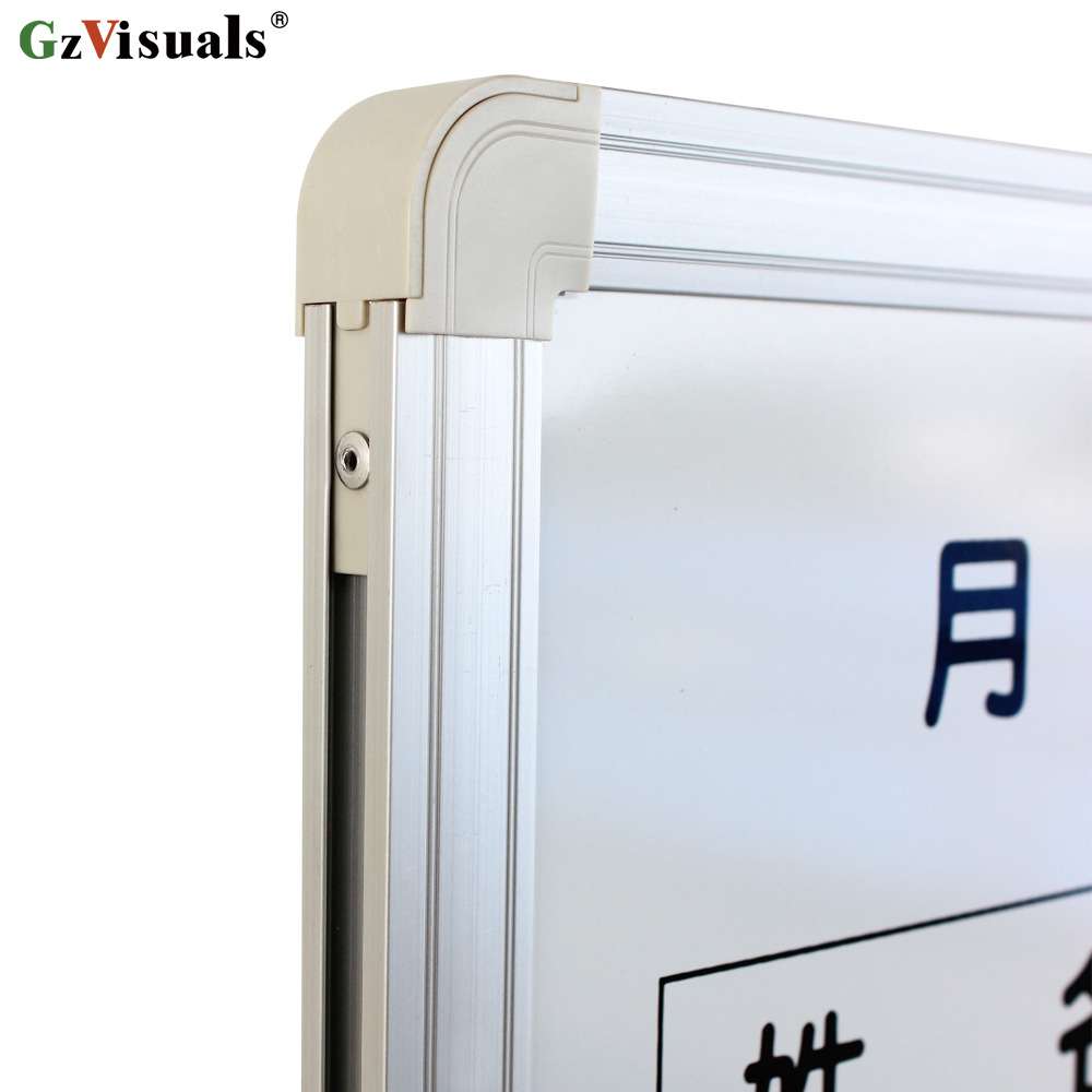 夏之洁 车间办公室看板可挂壁月计划表丝印表格磁性白板 厂家直供