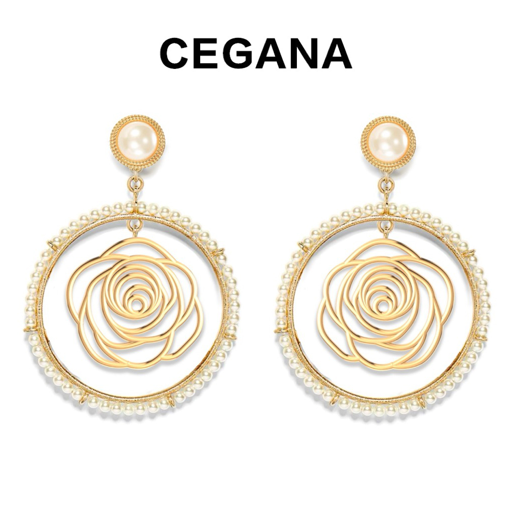 时尚法式简约玫瑰花cEganA气质