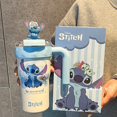 史迪仔保温杯吸管冰霸杯咖啡牛奶
