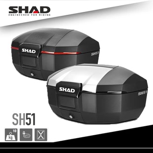 重磅新品SHAD夏德摩托车尾箱防水快拆反光后备箱置物箱特大SH51