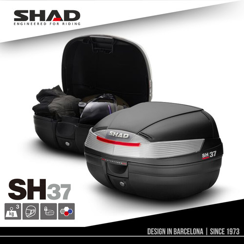 SHAD进口夏德摩托车后座包电动车后备箱尾箱工具箱通用置物箱SH37