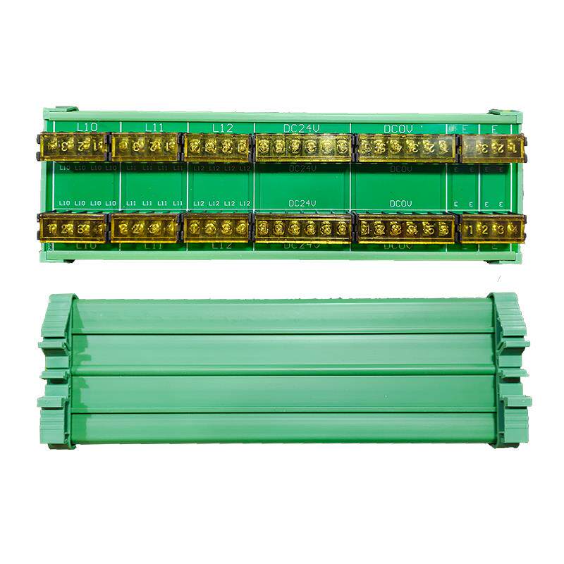 电线连接器接线端子排接线板DIN导轨组合模块继电器模组端子台24V