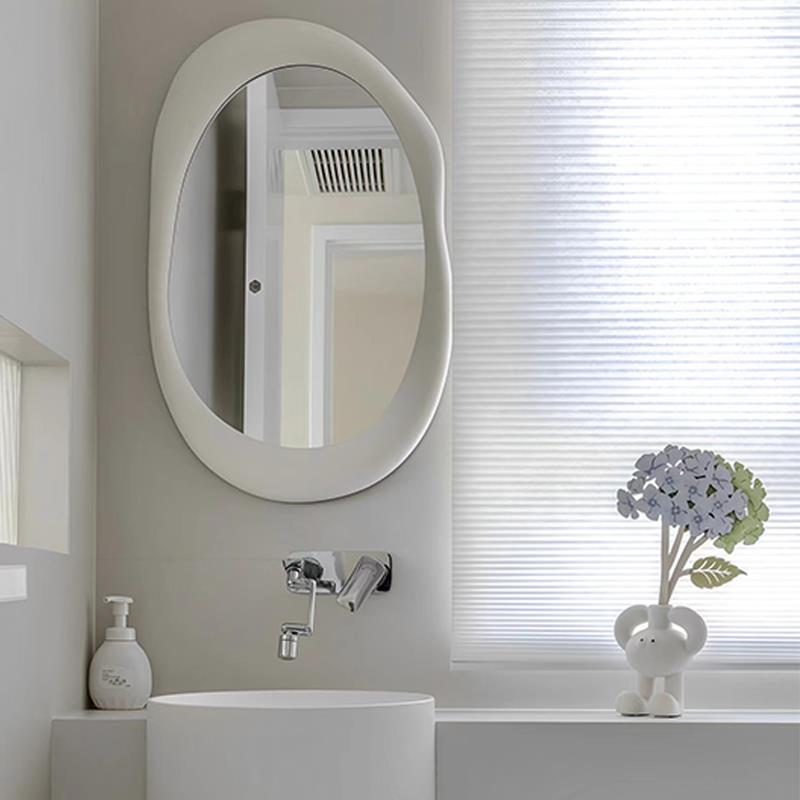 北欧不规则智能浴室镜艺术餐边装饰镜创意卧室桌面梳妆台异形镜子