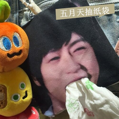 五月天周边搞怪料抽纸袋