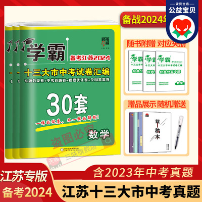 备考江苏2024中考学霸试卷汇编