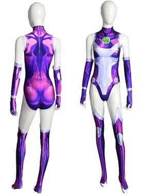 厂家现货成人儿童女式3D打印氨纶紧身衣 少年泰坦cos星火Starfire