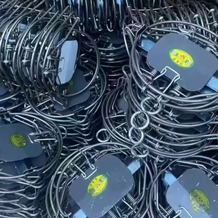 双板老鼠夹子新款强力弹簧加粗加大高灵敏老式扑捉圆形捕鼠器神器