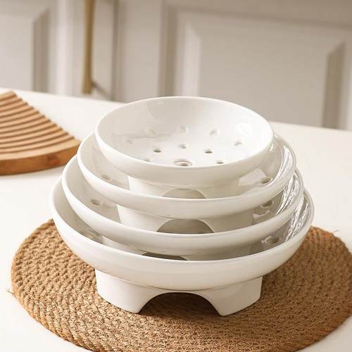 多用陶瓷蒸格锅内蒸架高脚深蒸盘电饭煲土砂锅蒸菜肉专用蒸屉篦子