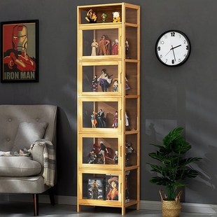 速发展示柜亚克力模型玩具展示货家列柜化妆品非玻璃架架陈用