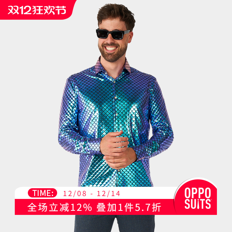 个性印花 西装也可以不正经