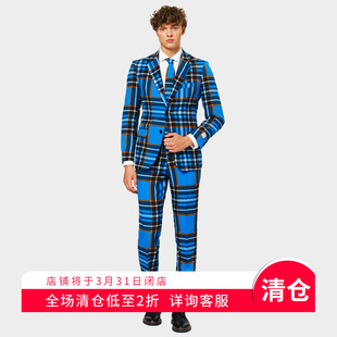 领带3件套男oppo西装 OPPOSUITS西服套装 西裤 心主播网红西装 勇敢