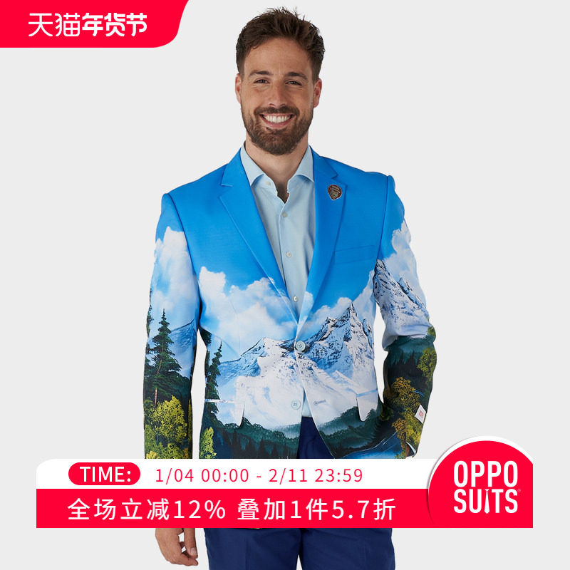 OPPOSUITS西服鲍伯鲁斯联名西装男外套休闲西装欢乐画室oppo西装,男装,休闲西服,淘宝优惠券,粉丝福利购,淘宝优惠卷