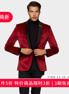 OPPOSUITS西服礼服男纯色宴会晚礼服燕尾服外套正装上衣oppo西装