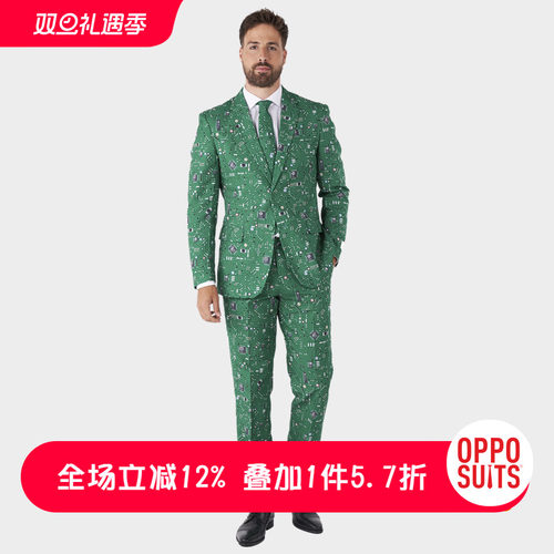 个性印花 西装也可以不正经