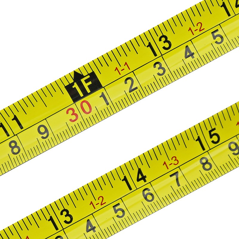 公英制双刻度卷尺带英寸厘米钢卷尺3m5H米7.5米耐磨加厚加硬尺子