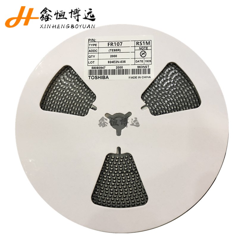 RS1M二极管贴片快恢复整流FR107 1A 1000V DO-214AC SMA rs1m