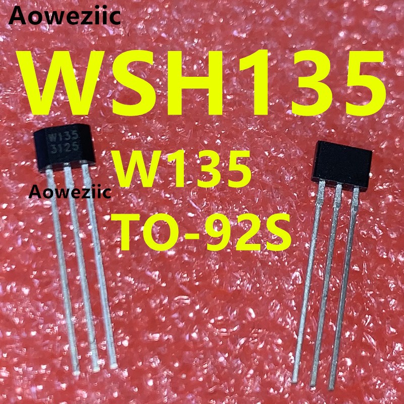 WSH135-XPCN SOT23贴片 网版印刷W135 线性霍尔元件感应线性度 1.
