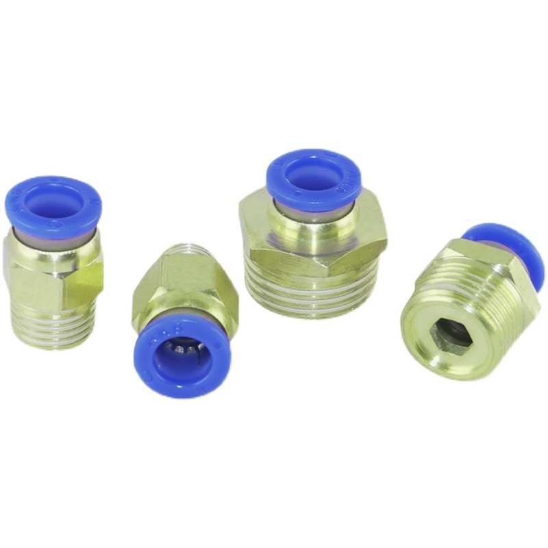 pc6接头直通m8m/气管/-气动/公制插m6/快速模具10螺纹//m10m128