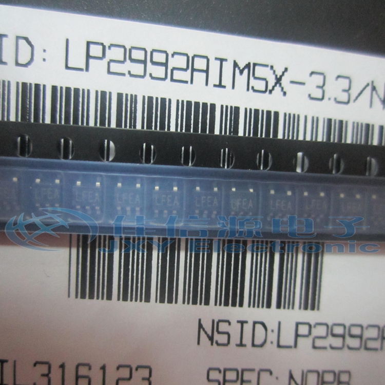 LP2992AIM5X-3.3 3.3V低压差稳压器 LDO 降压芯片5脚贴片SOT-23-5