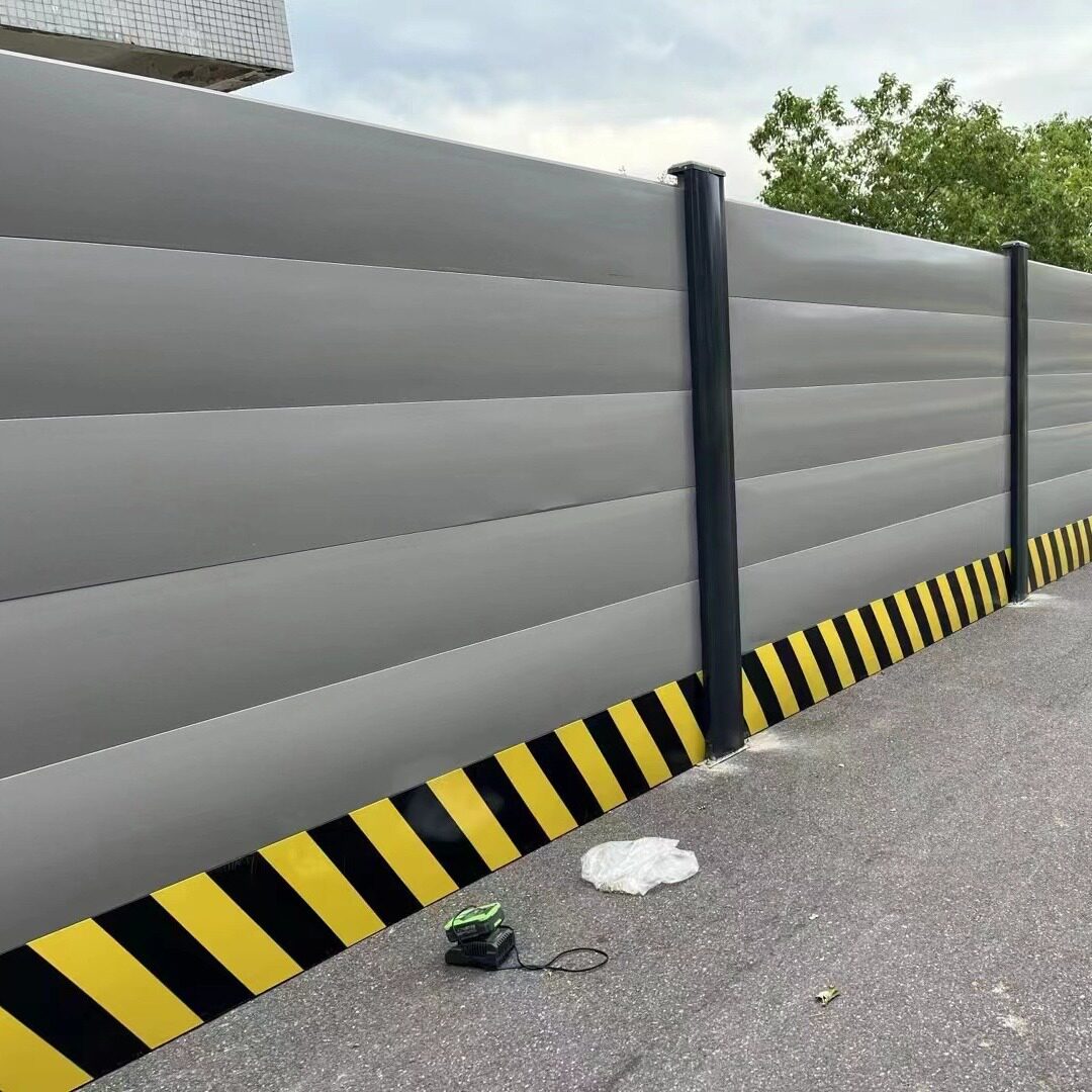 彩钢围挡施工挡板道路临时施工隔离护栏建筑工地PVC工程小草围挡