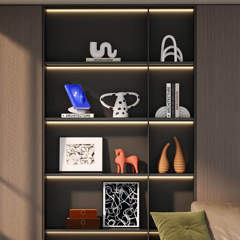 中古风感小众艺术装饰品样板间客厅书房电视柜壁龛开放格摆件