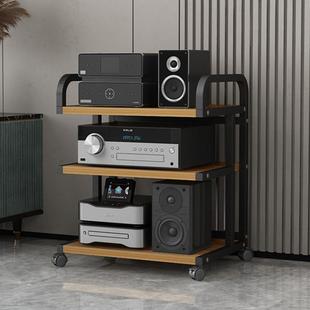 6种层高新款胆机支架移动多层功放机架HIFI设备发烧脚架CD机架柜