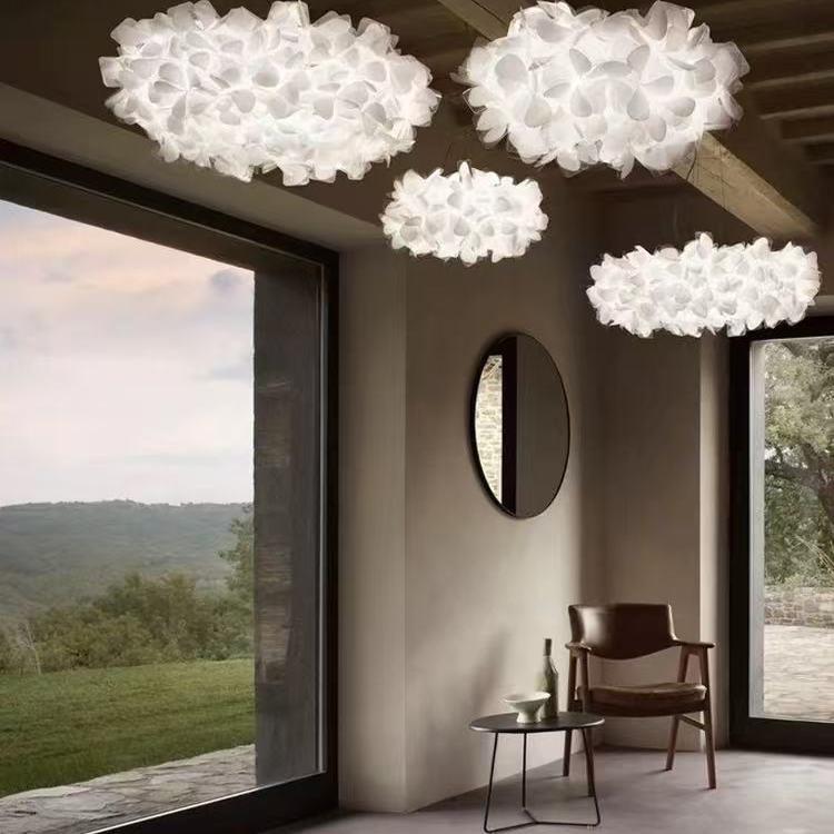 意大利创意花瓣客厅吊灯法式餐厅卧室书房吸顶灯设计师艺术花朵灯