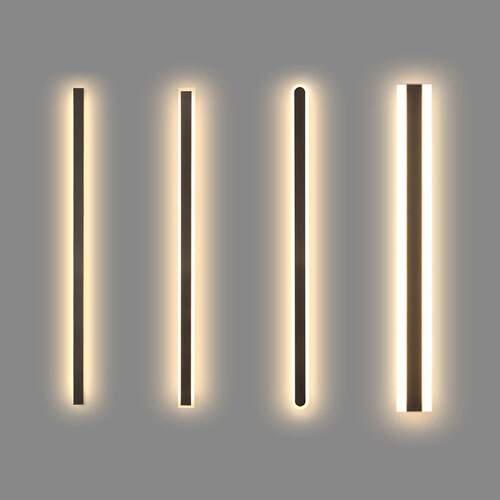中山灯具厂家现货跨境户外防水庭院灯别墅大门led长条壁灯
