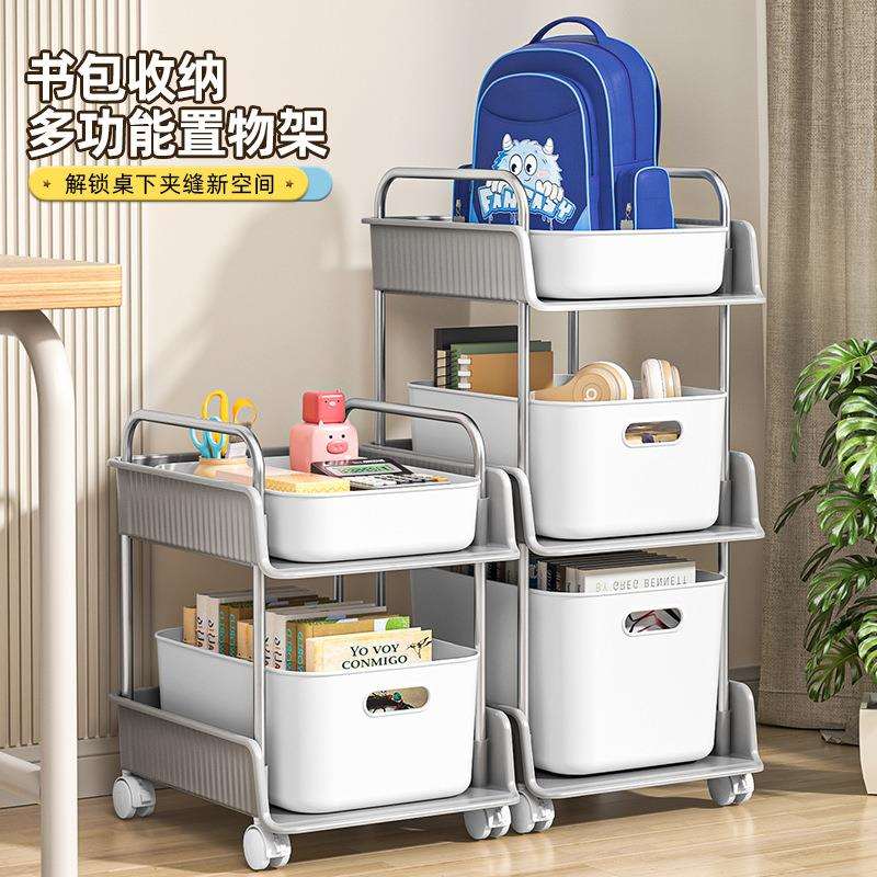 桌面书立书架收纳盒透明学生书本书桌立架分隔板亚克力笔筒置物架