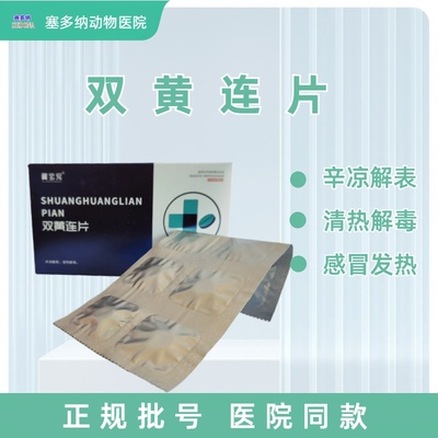 双黄连片用于感冒发热咽喉肿痛辛凉解表清热解毒