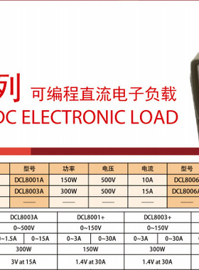 Dingchen鼎辰直流程控可编程电子负载仪DCL8006  600W/150V120A