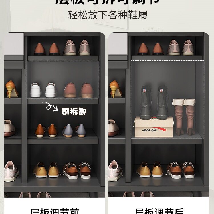 2025新款实木芯大容量玄关鞋柜