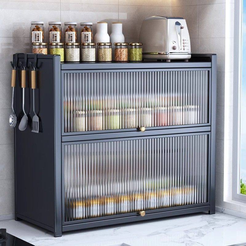 厨房调料品置物架多功能台面带盖防尘防锈调料收纳柜子置物柜家用,厨房/烹饪用具,厨房置物架/置物柜/角架,淘宝优惠券,粉丝福利购,淘宝优惠卷