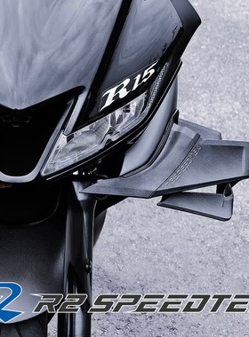 台湾R2SPEEDTEK原创设计侧翼扰流罩GPW竞技款定风翼雅马哈R15V3