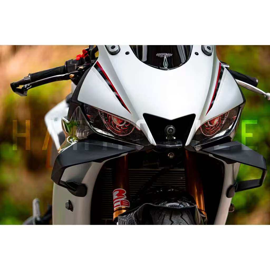 台湾HARMONIZE原创设计侧翼扰流罩TS竞技款定风翼适用雅马哈R3