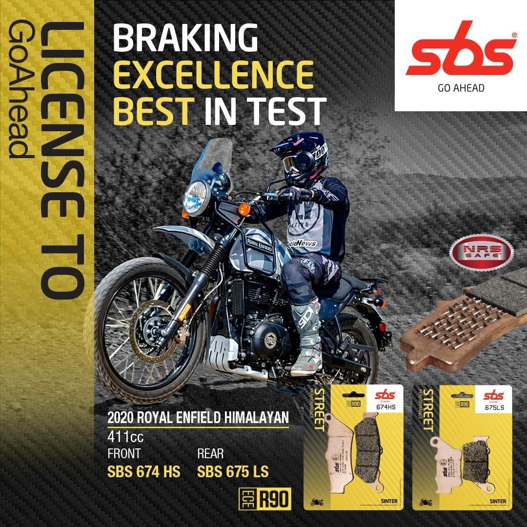 丹麦sbs原装进口高性能刹车片适用ROYAL ENFIELD HIMALAYAN 411cc