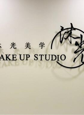 立体字广告门头logo形象背景墙设计招牌铁艺字悬空实心金属字定制