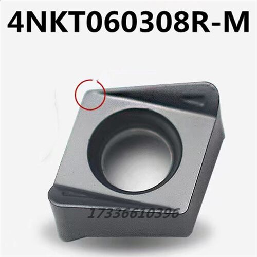 4NKT数控刀片4NKT060308R方肩铣刀双面快进给铣刀粒 钢件 不锈钢