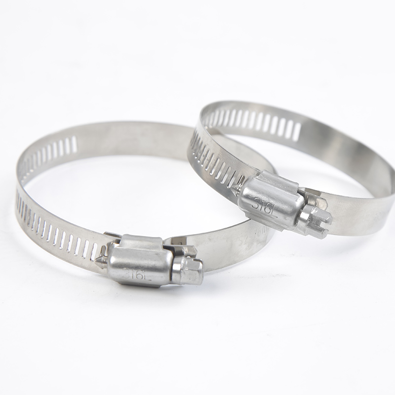 川阳全钢316L不n锈钢抱箍美式喉箍管卡箍固定管夹快装管支架卡子