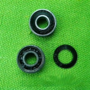 608 607 609 2RS 氮化硅球 混合陶瓷球轴承605 轴承钢套圈 606