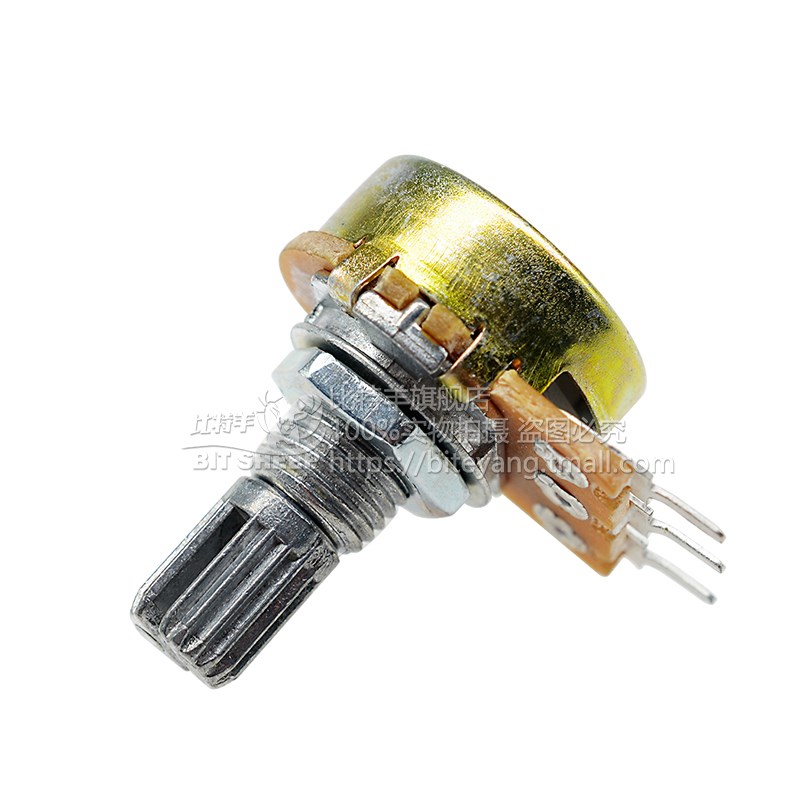 单联双联 WH148电位器 B1K2K5K10K20K 50K J100K 500K 柄长15/20m