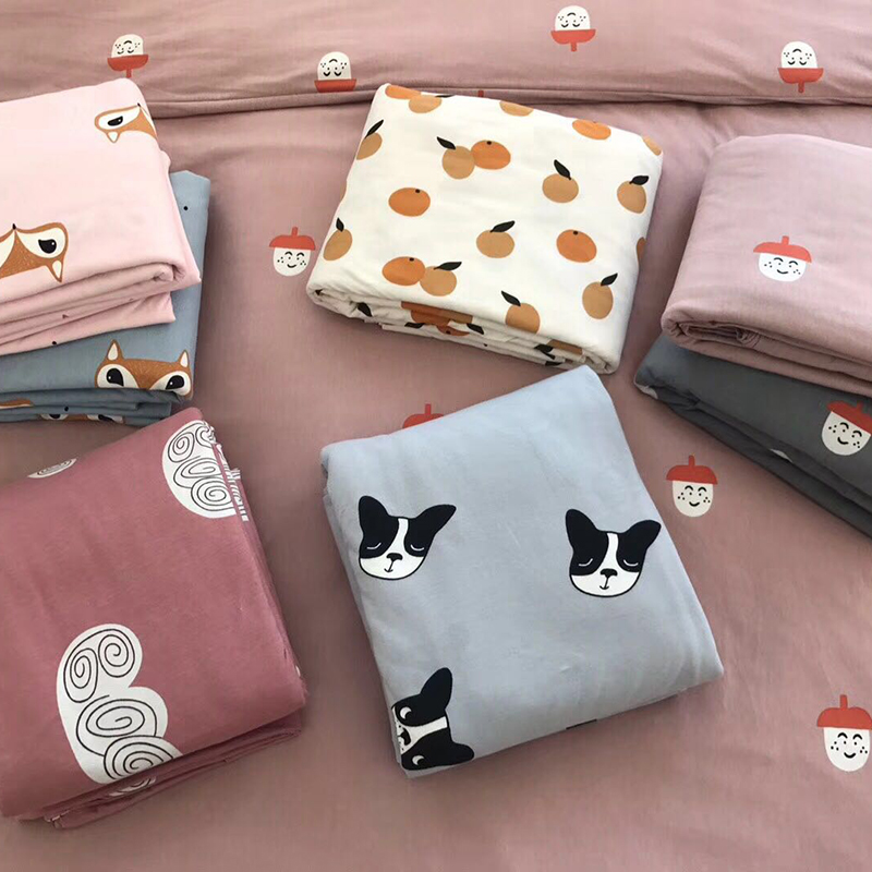 速发针织5单件1.棉m针织天竺棉20020双人被罩单生宿舍学人