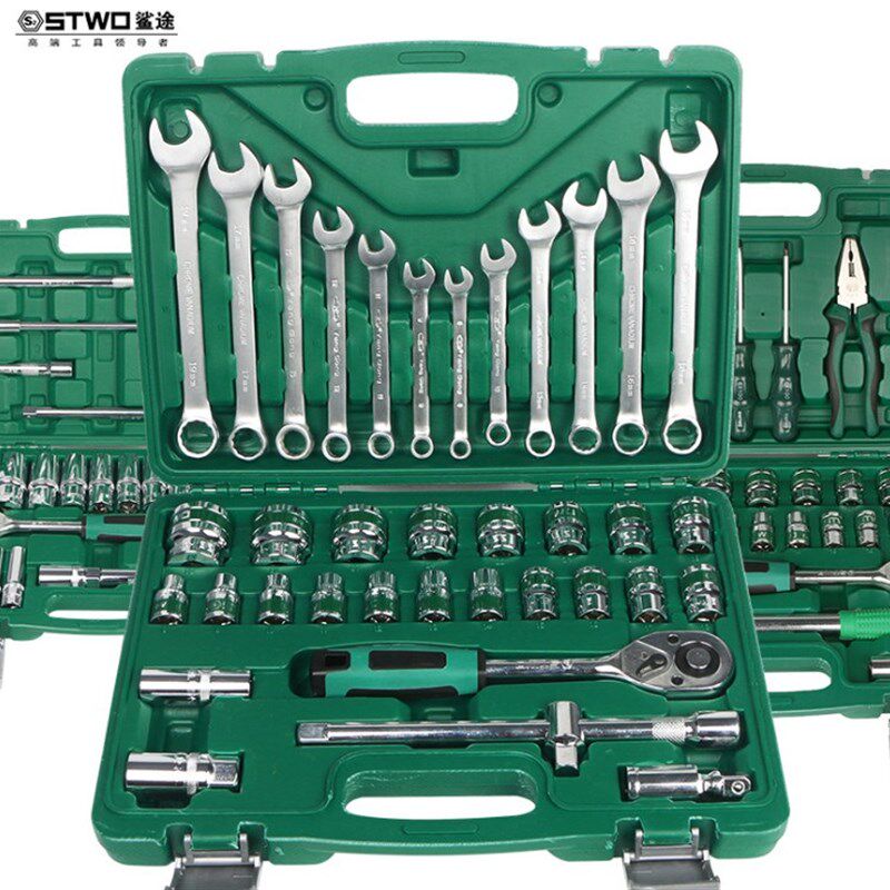 速发2 40件套汽车套套合具组工汽修工具1/2棘轮扳手组套修理筒装