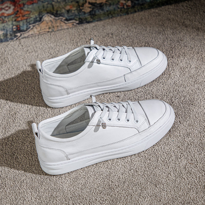 头层牛皮小白鞋女41到43