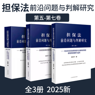 担保法前沿问题与判解研究-第七卷 第五卷 第六卷 民法典及其担保制度司法解释新制度新规则的解释与适用