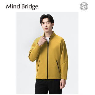 Mind 梭织运动夹克户外冲锋防风软壳上衣 Bridge外套男秋2025新款