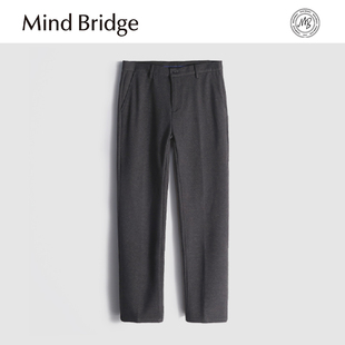 Bridge2024秋冬季 户外毛呢长裤 新款 商务休闲磨毛西裤 子 男士 Mind