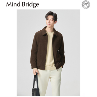 Mind 风夹克条绒外套 Bridge2025春新款 男轻奢商务休闲灯芯绒工装