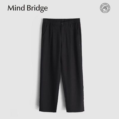 Mind Bridge2026春夏季新款长裤高级感含亚麻混纺凉感休闲西裤男